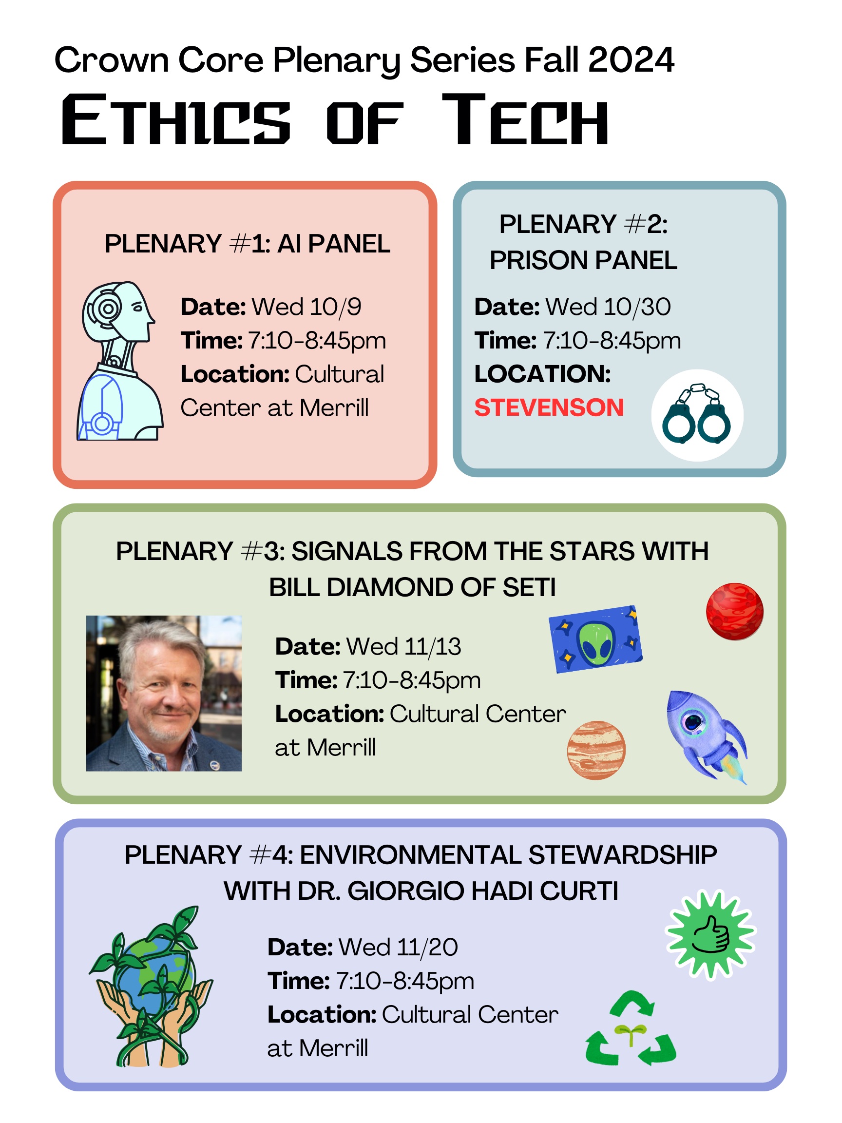 Plenaries Crown College